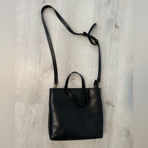 Madewell zip top transport tote